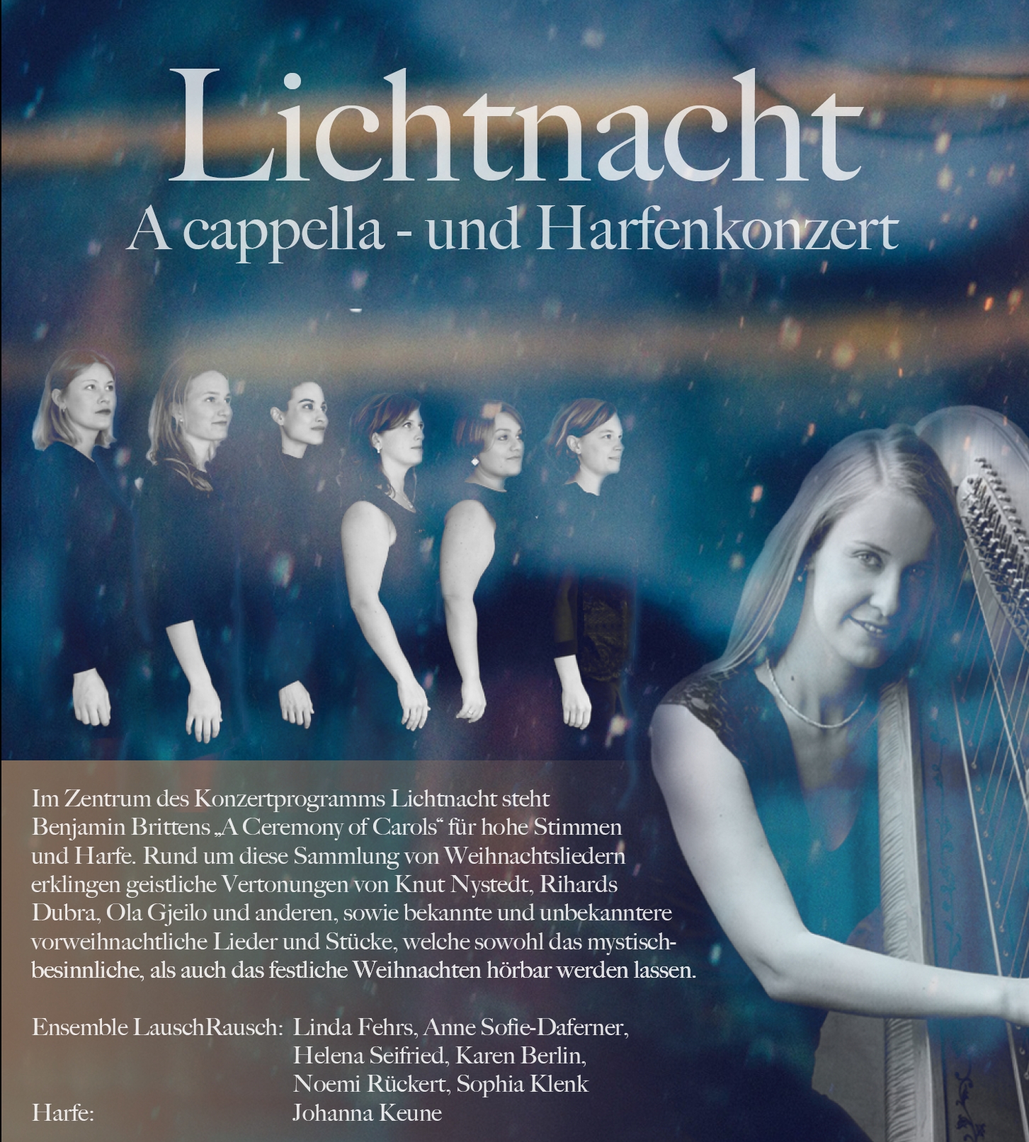 Lichtnacht - A cappella- und Harfenkonzert