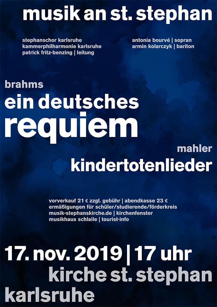 Musik an St. Stephan - Brahms Requiem und Mahler Kindertotenlieder