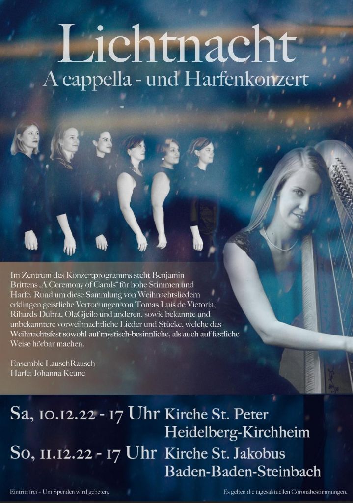 Lichtnacht - A capella- und Harfenkonzert